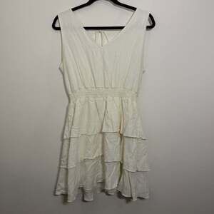 Altar'd State White Ruffled Dress Size L